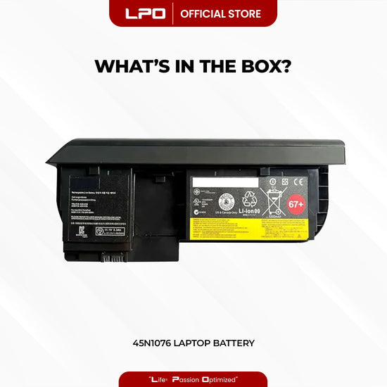 Laptop Battery 45N1076 Compatible with Lenovo ThinkPad X220T, 45N1076, 45N1077, 45N1078, 45N1079