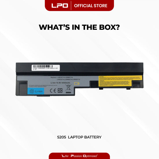 Laptop Battery S205 Compatible with Lenovo L09M6Y14, L09S6Y14, L09C6Y14,L09M6Z14