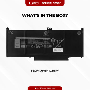 Laptop Battery MXV9V Dell Latitude 5300 / 5300 2-in-1 / 5310 / 5310 2-in-1 / 7300 / 7400 Series