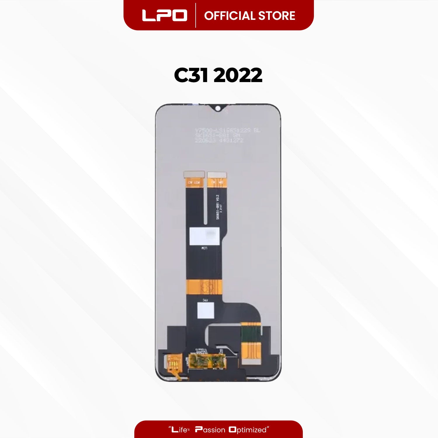 Cellphone LCD Screen	6.5 Realme C31 2022 Compatible with RMX3501