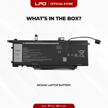 Laptop Battery NF2MW Compatible with Dell Latitude 7400 2-in-1, Latitude 9410 Series