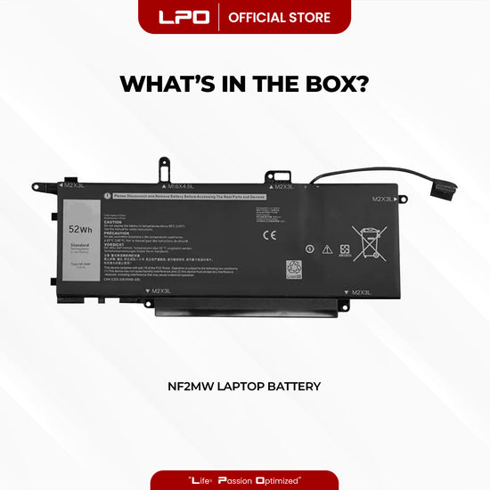 Laptop Battery NF2MW Compatible with Dell Latitude 7400 2-in-1, Latitude 9410 Series