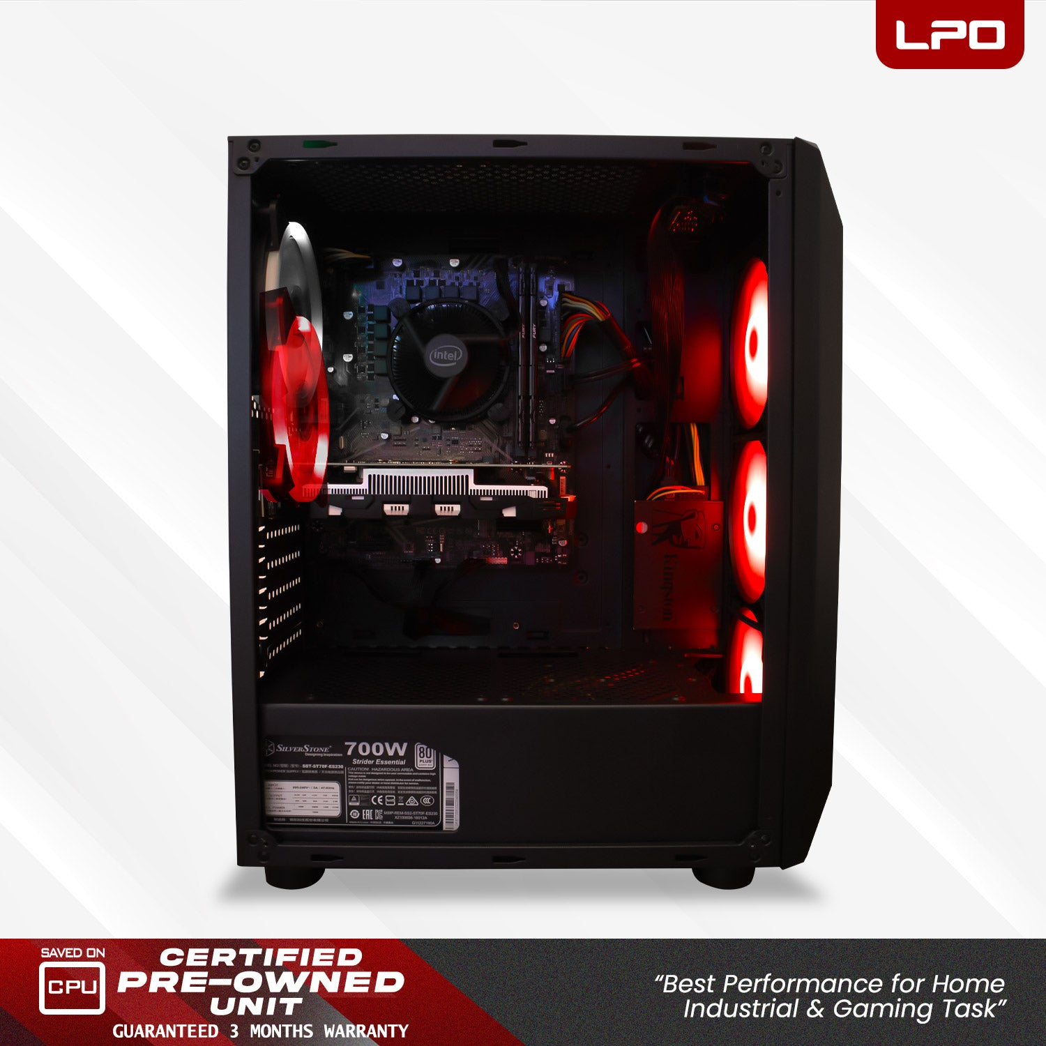 Gaming Unit Intel Core i7-11700F 4.90Ghz H510M-H LGA 1200 Socket Motherboard 32GB DDR4 240GB 2.5