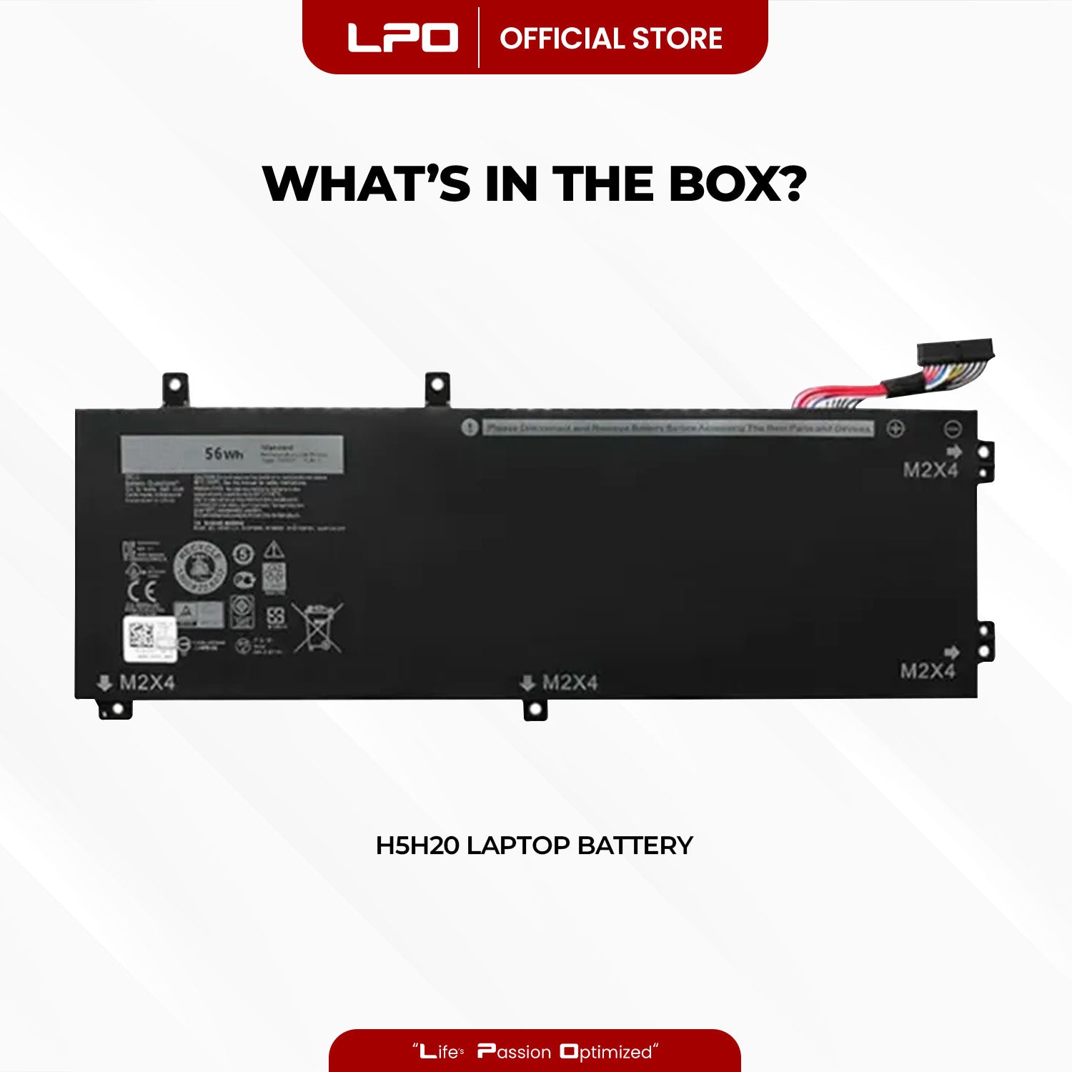 Laptop Battery H5H20 Compatible with Dell XPS 15 9550/9560/9570, Precision 5530/5520 Series