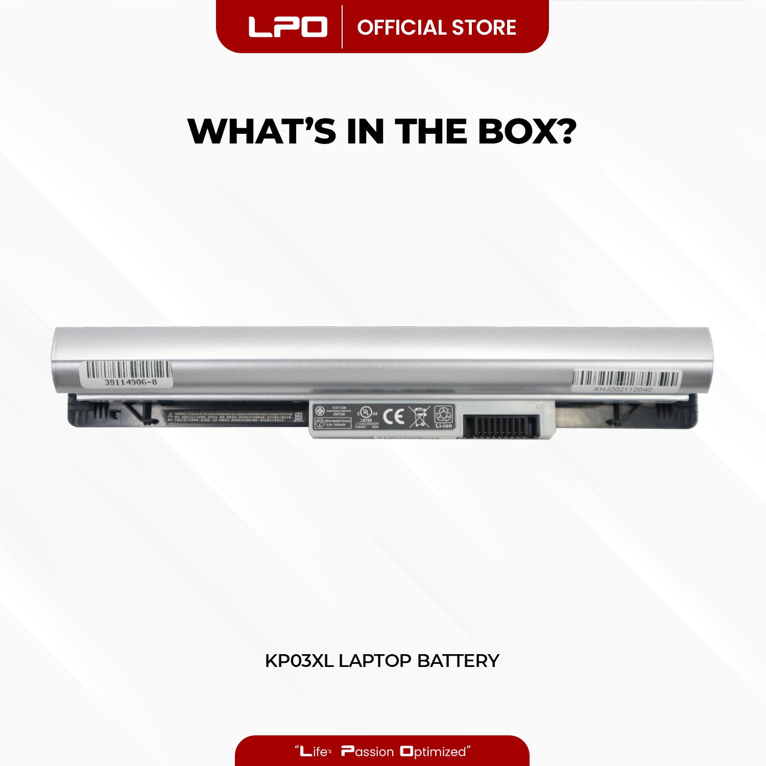 Laptop Battery KP03 KP03XL Compatible with HP Pavilion TouchSmart 11-E000EB, Pavilion TouchSmart 11-E000ED - LPO Laptop PC-Outlet