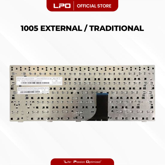 Laptop Keyboard ASUS 1005 External / Traditional Black US Compatible with Asus EEE PC 1005 HA