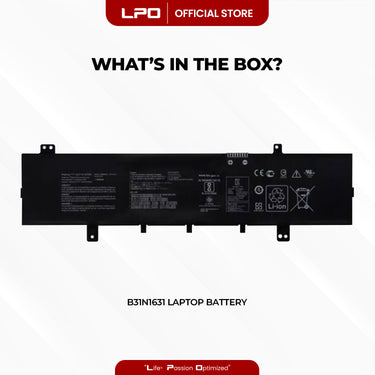 Laptop Battery B31N1631 Compatible with Asus VivoBook 15 X505BA X505BP Series