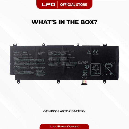 Laptop Battery C41N1805 Compatible with Asus Rog ZEPHYRUS S GX531GM-ES044T