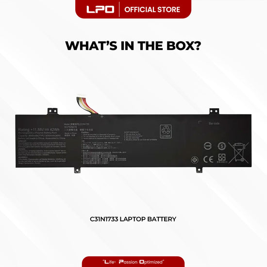 Laptop Battery C31N1733 Compatible with Asus Vivobook Flip TP412U TP412UA Series
