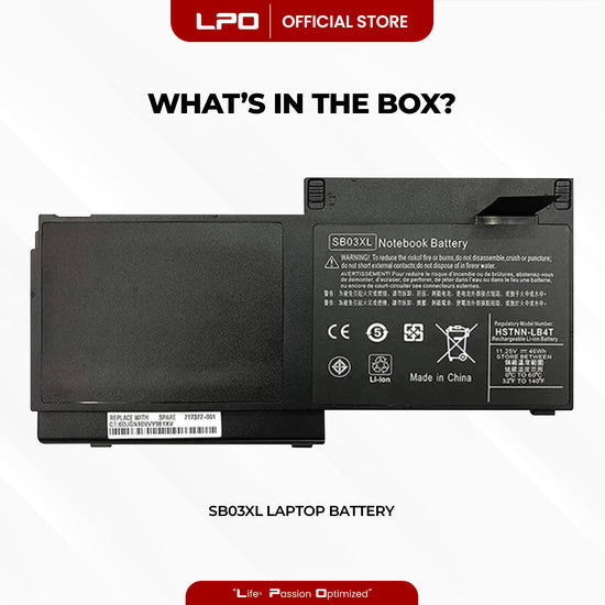 Laptop Battery SB03XL Compatible with HP Elitebook 720 725 820 825 G1/G2 Series