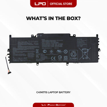 Laptop Battery C41N1715 Compatible with Asus ZenBook 13 UX331FN, UX331UAL, UX331UA