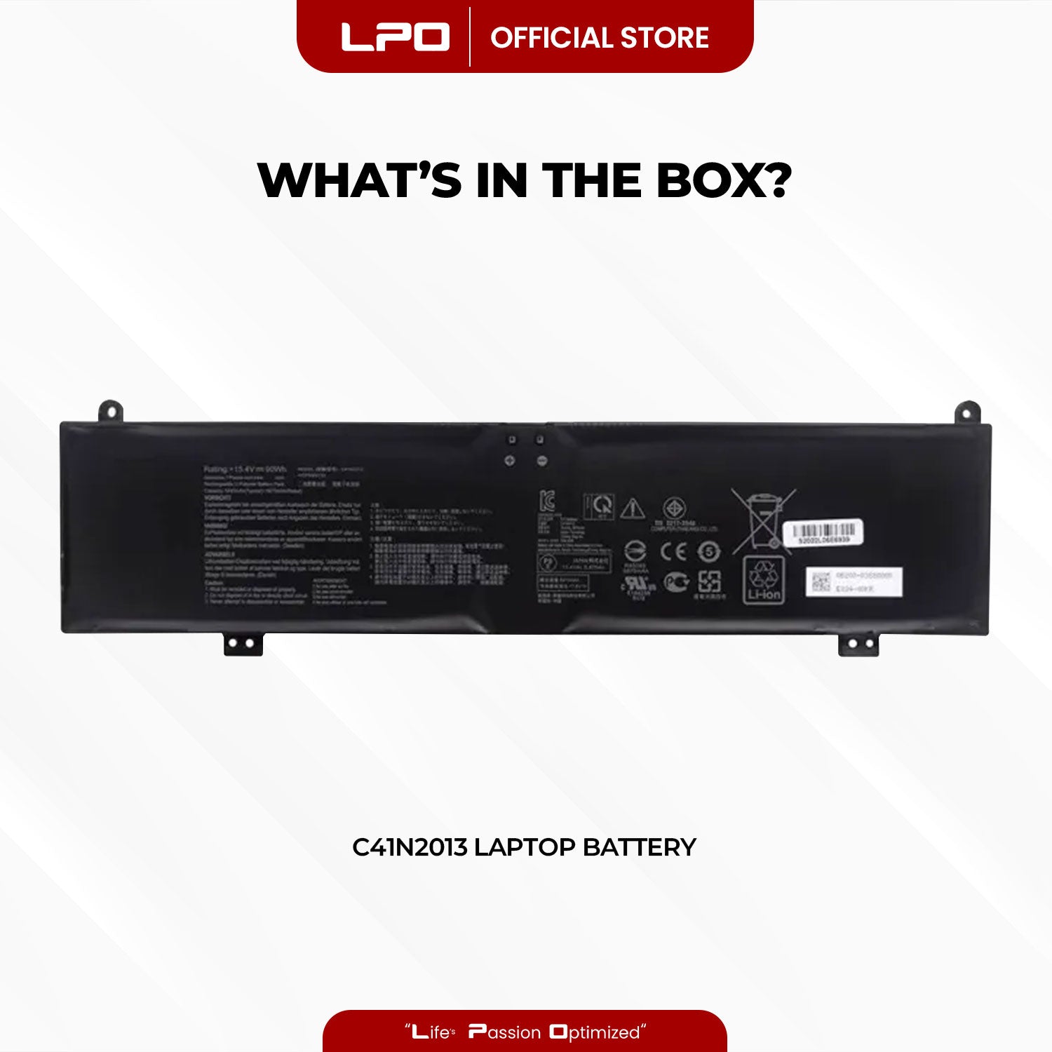 Laptop Battery C41N2013 Compatible with Asus ROG Zephyrus G15 G513 G513QR G513QY