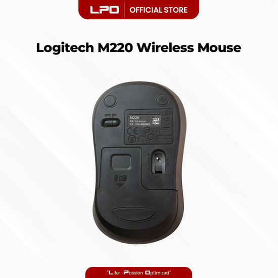 Logitech M220 Wireless Mouse with USB Receiver For PC and Laptop
