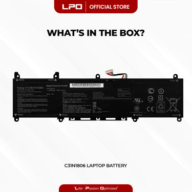 Laptop Battery C31N1806 Compatible with Asus VivoBook S13 X330UA X330UN X330FA - LPO Laptop PC-Outlet