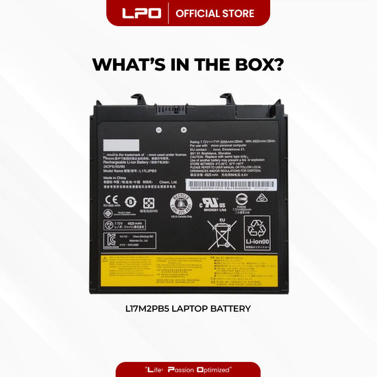 Laptop Battery L17M2PB5 Compatible with Lenovo V330-14ARR V330-14IKB V330-14ISK V330-15IKB - LPO Laptop PC-Outlet