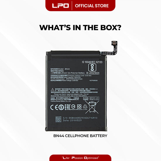 Cellphone Battery Xiaomi Redmi 5 Plus 2018 BN44 Compatible with Xiaomi Redmi Note 5 2018 - LPO Laptop PC-Outlet