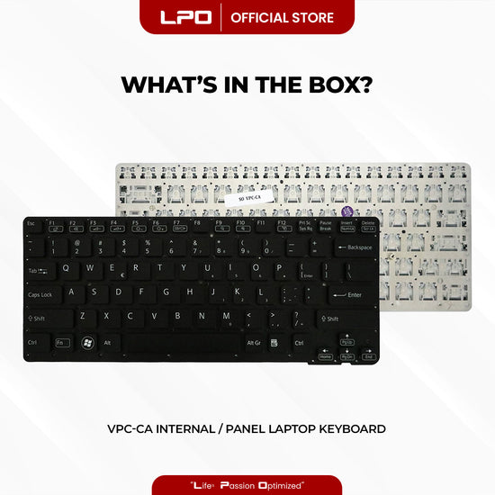Laptop Keyboard SONY VPC-CA Internal / Panel Black US Compatible with Sony VPCCA1C5E