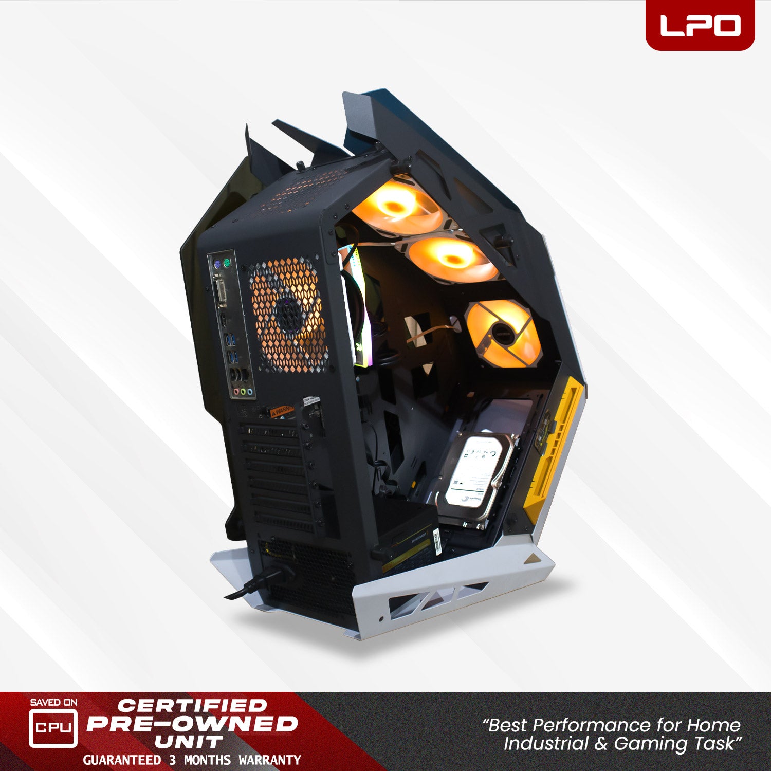 Gaming Unit AMD Ryzen 7 5700G 3.80Ghz B450M-A Pro Max AM4 Socket Motherboard 16GB DDR4 256GB M.2 SSD + 1TB HDD 800W Power Supply Gaming Host Computer Casing (Game Ready)