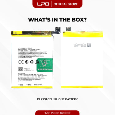Cellphone Battery	Oppo Reno 4 2020 BLP791 Compatible with CPH2113
