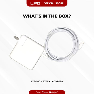 Laptop Charger MacBook 20.2V 4.3A 87W TYPE C Compatible with MacBook Pro 13/15 inch(2016, 2017, 2018, 2019, 2020)