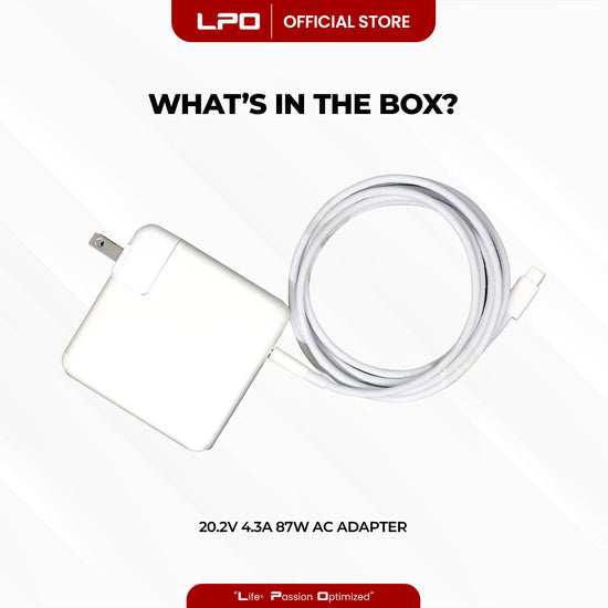 Laptop Charger MacBook 20.2V 4.3A 87W TYPE C Compatible with MacBook Pro 13/15 inch(2016, 2017, 2018, 2019, 2020)