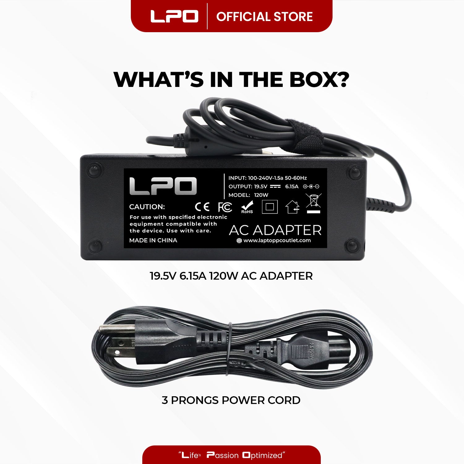 Laptop Charger HP 19.5V 6.15A 120W Circle Pin 7.4mm x 5.0mm Compatible with HP NX9420 Series