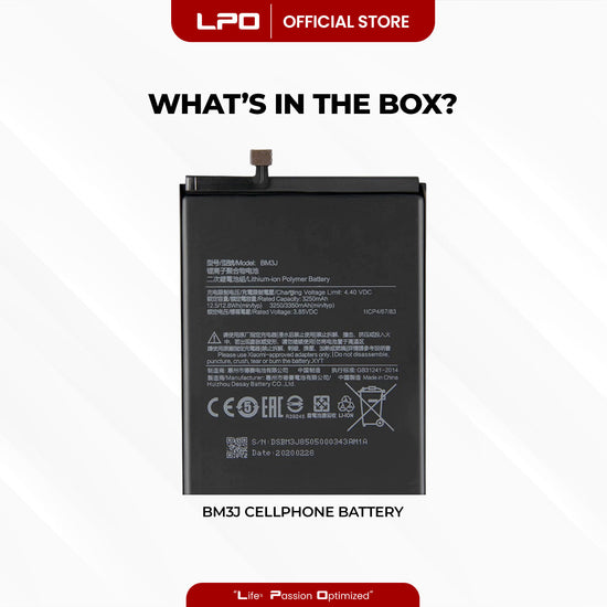 Cellphone Battery Xiaomi Mi 8 Lite 2018 BM3J Compatible with M1808D2TG - LPO Laptop PC-Outlet