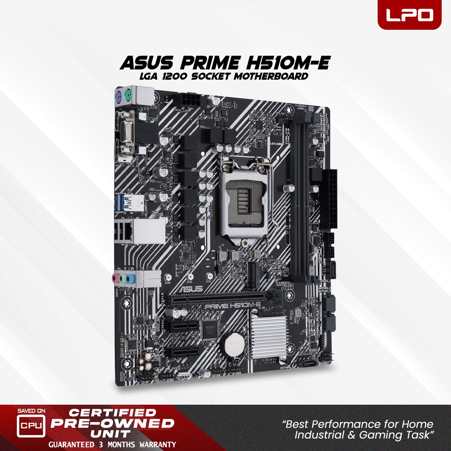 Gaming Desktop Computer Intel Core i5-10400 2.90Ghz Asus Prime H510M-E LGA 1200 Socket Motherboard AMD Radeon HD 6770 1GB 128bit 16GB DDR4 500GB M.2 NVME SSD Thermaltake Litepower 650W True Rated PSU (Game Ready Set)