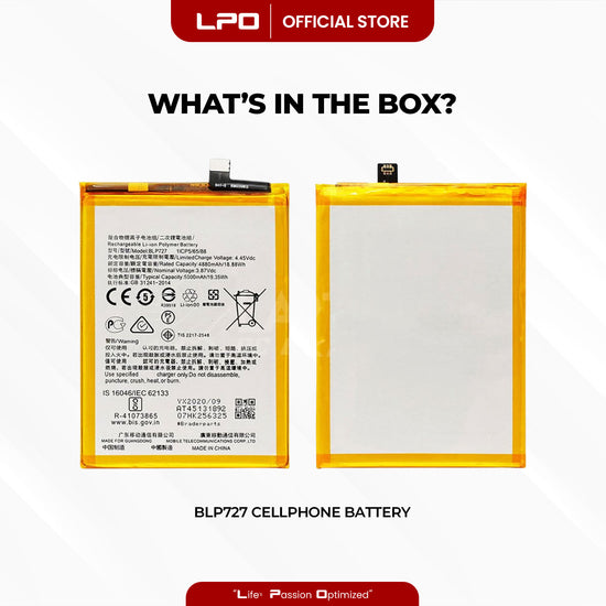 Cellphone Battery	Oppo A5 2020 BLP727 Compatible with Oppo A11, A9 CPH1931, CPH1959