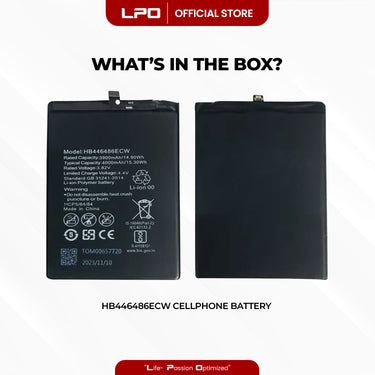 Cellphone Battery	HuaweI Y9 Prime 2019AD HB446486ECW Compatible with Huawei P Smart Pro, Y9s, Mate P20 Lite - LPO Laptop PC-Outlet
