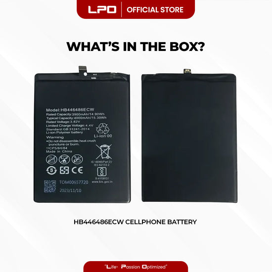 Cellphone Battery	HuaweI Y9 Prime 2019AD HB446486ECW Compatible with Huawei P Smart Pro, Y9s, Mate P20 Lite - LPO Laptop PC-Outlet