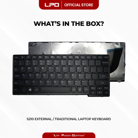 Laptop Keyboard LENOVO S210 External / Traditional Black US Compatible with Lenovo IdeaPad Yoga 11S S20-30 flex10g S210