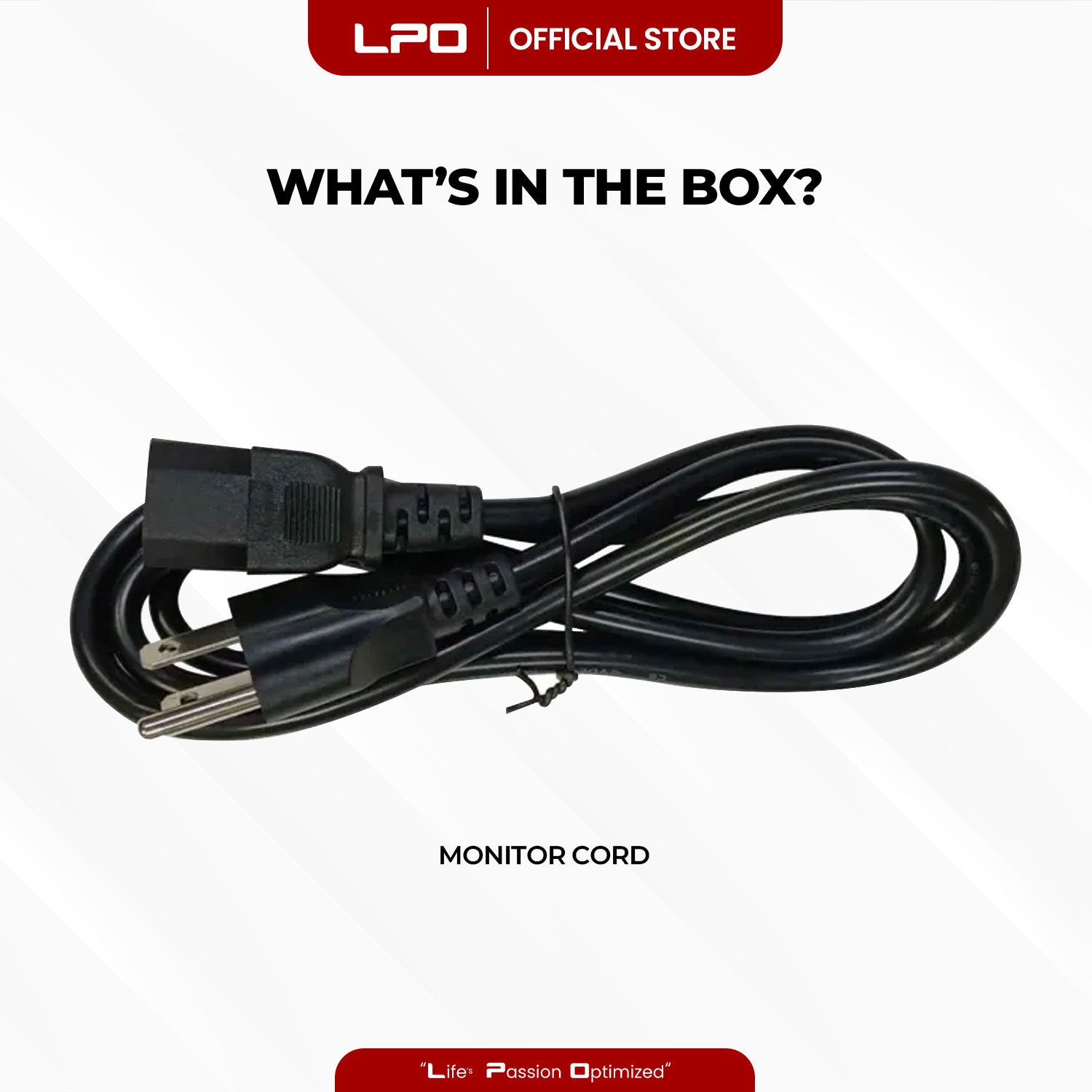 Power Cord	Monitor Cord Laptop Charger US Triangle Plug 3 Pin for CPU, Monitor, Printer