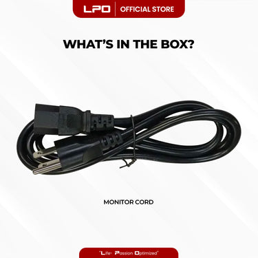 Power Cord	Monitor Cord Laptop Charger US Triangle Plug 3 Pin for CPU, Monitor, Printer
