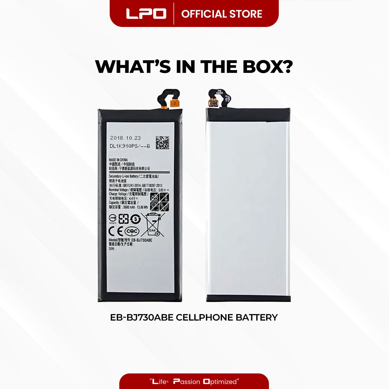 Cellphone Battery Samsung Galaxy J7 Pro EB-BJ730ABE Compatible with SM-J730G, SM-J730GM