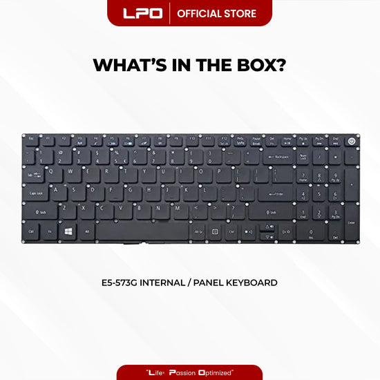 Laptop Keyboard ACER E5-573 Internal Type / Panel Black US Compatible with Acer Aspire E5-573G,E5-573, E5-573T, E5-573T
