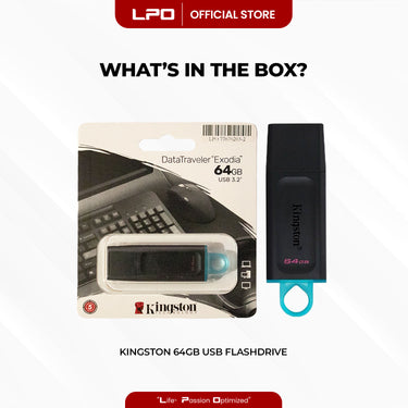 Kingston DataTraveler Exodia 64GB USB 3.2 USB Flashdrive