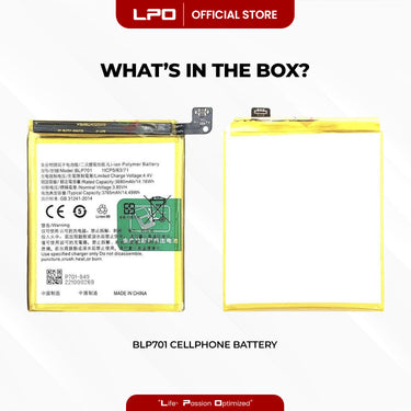 Cellphone Battery	Oppo Reno 2019 BLP701 Compatible with Oppo Reno 2019, PCAM00, PCAT00, CPH1917