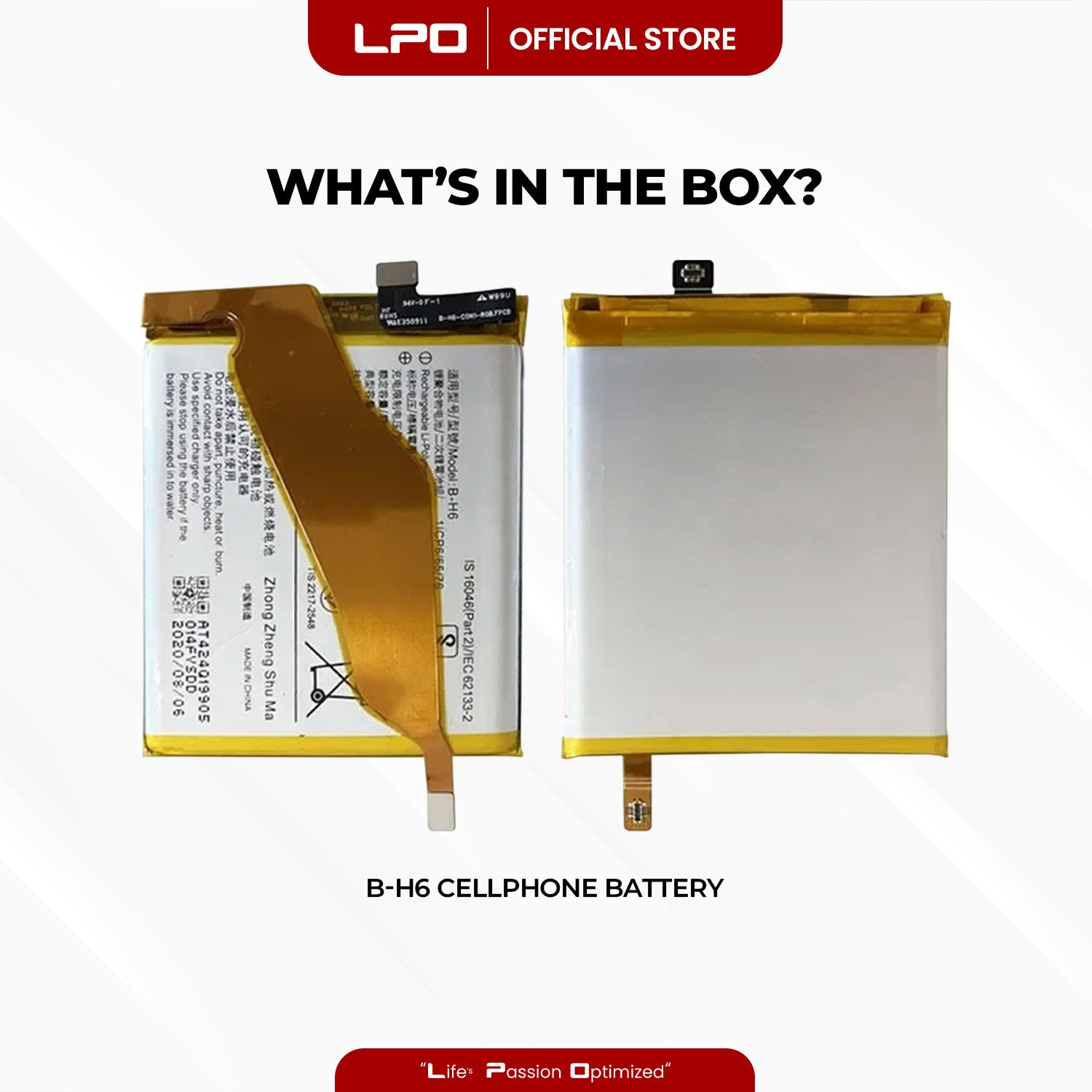 Cellphone Battery Vivo iQOO Pro 2019 B-H6 Compatible with V1922A, V1922A - LPO Laptop PC-Outlet