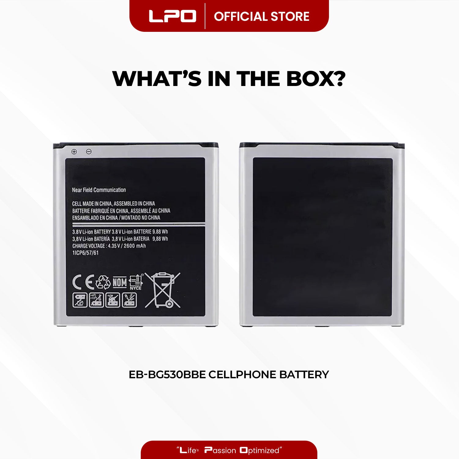 Cellphone Battery Samsung Galaxy A2 Core 2019 EB-BG530BBE EB-BG530CBE Compatible with Samsung J2 Pro 2018
