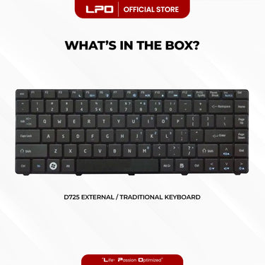 Laptop Keyboard ACER D725 External Type / Traditional Black US Compatible with Acer Emachines D252, D725