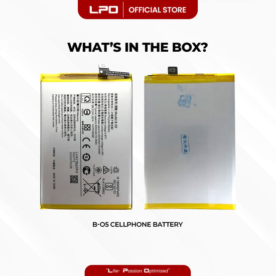 Cellphone Battery Vivo Y12s 2020 B-O5 B-05 Compatible with Vivo Y20s 2020, Y20 2020 / 2021 - LPO Laptop PC-Outlet