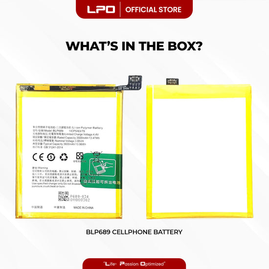 Cellphone Battery	Oppo RX17 Neo 2018 BLP689 Compatible with R15X 2018 - LPO Laptop PC-Outlet