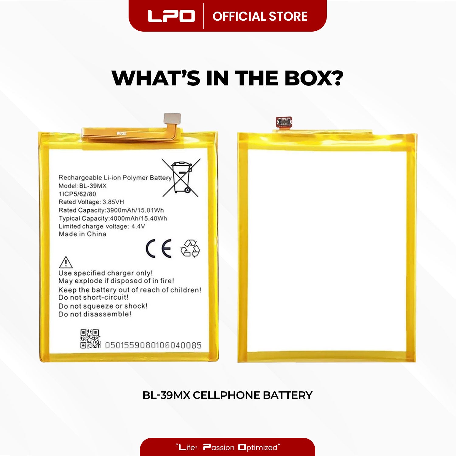 Cellphone Battery	Infinix S5 Pro 2020 BL-39MX Compatible with X660, X660C, X660B