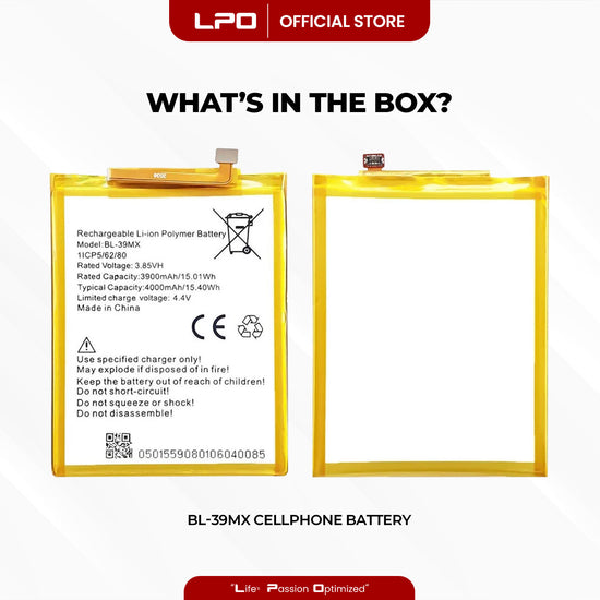Cellphone Battery	Infinix S5 Pro 2020 BL-39MX Compatible with X660, X660C, X660B
