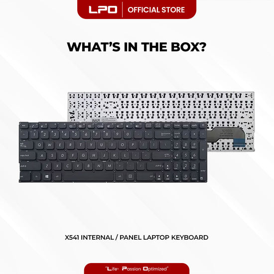 Laptop Keyboard ASUS X541 Internal / Panel Black US Compatible with Asus X541SC X541UV X541U