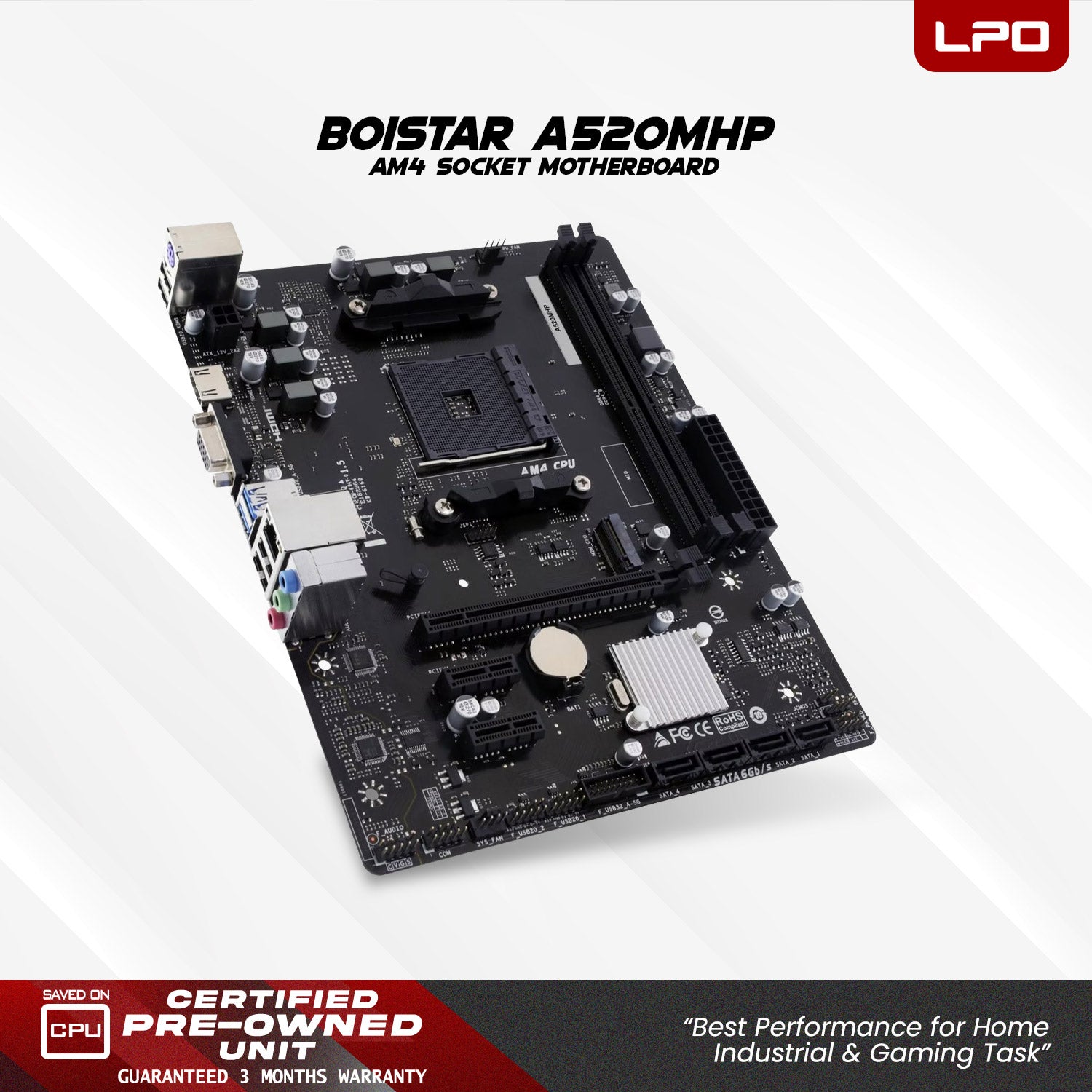 Gaming Unit AMD Ryzen 5 5600G @ 3.9GHz Biostar A520MHP AM4 Socket Team Group 16GB DDR4 (2x8GB) 3200MHz 120GB 2.5