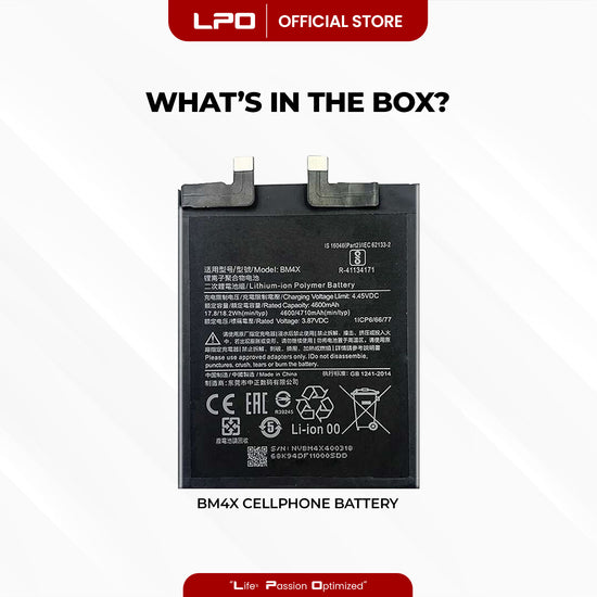 Cellphone Battery Xiaomi Mi 11 2021 BM4X Compatible with M2011K2C, M2011K2G - LPO Laptop PC-Outlet