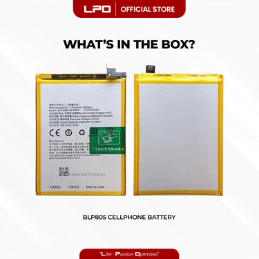 Cellphone Battery	Oppo A53 2020 / A33	BLP805 Compatible with CPH2127, CPH2131 - LPO Laptop PC-Outlet