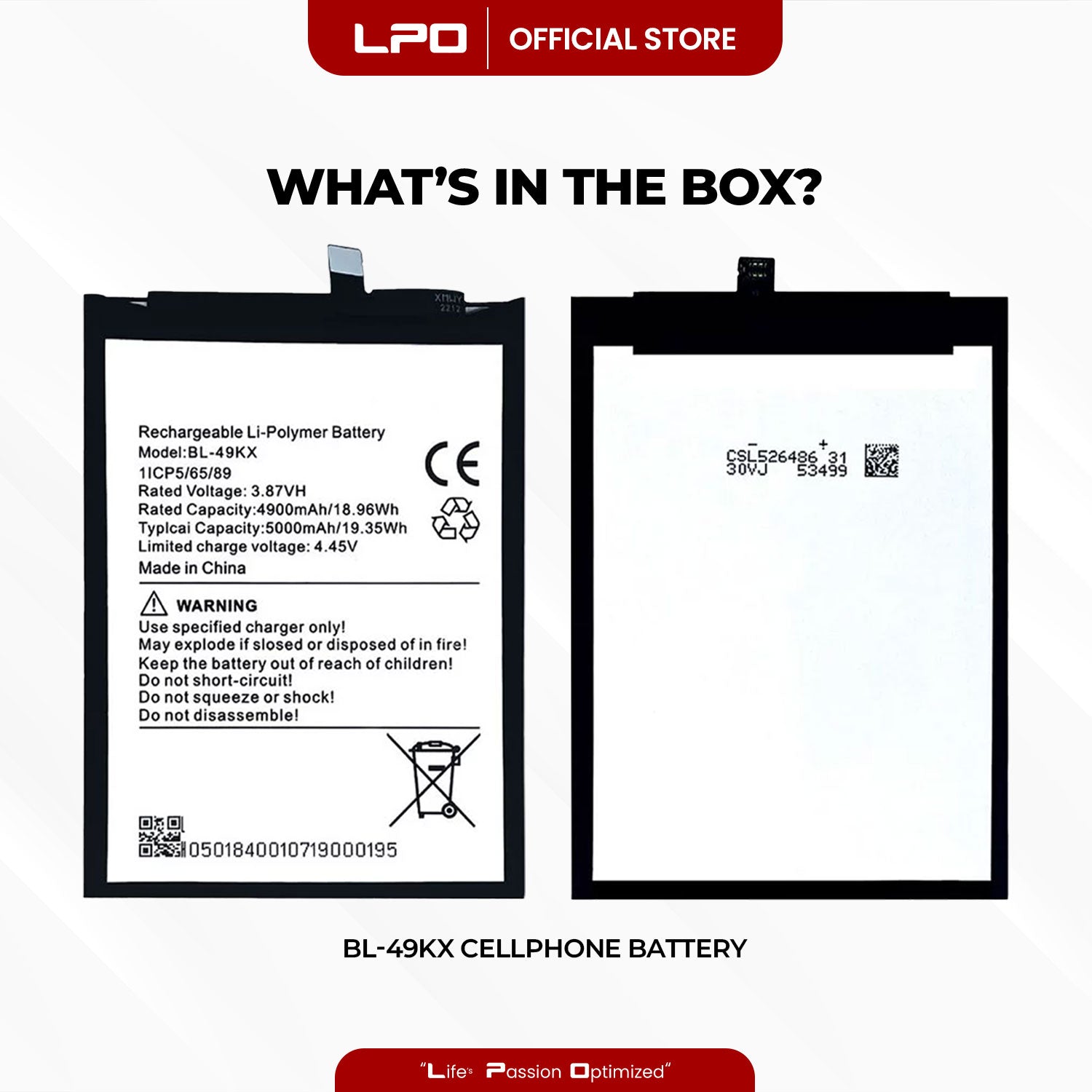 Cellphone Battery	Infinix Note 11 2021 BL-49KX Compatible with X663, X663B